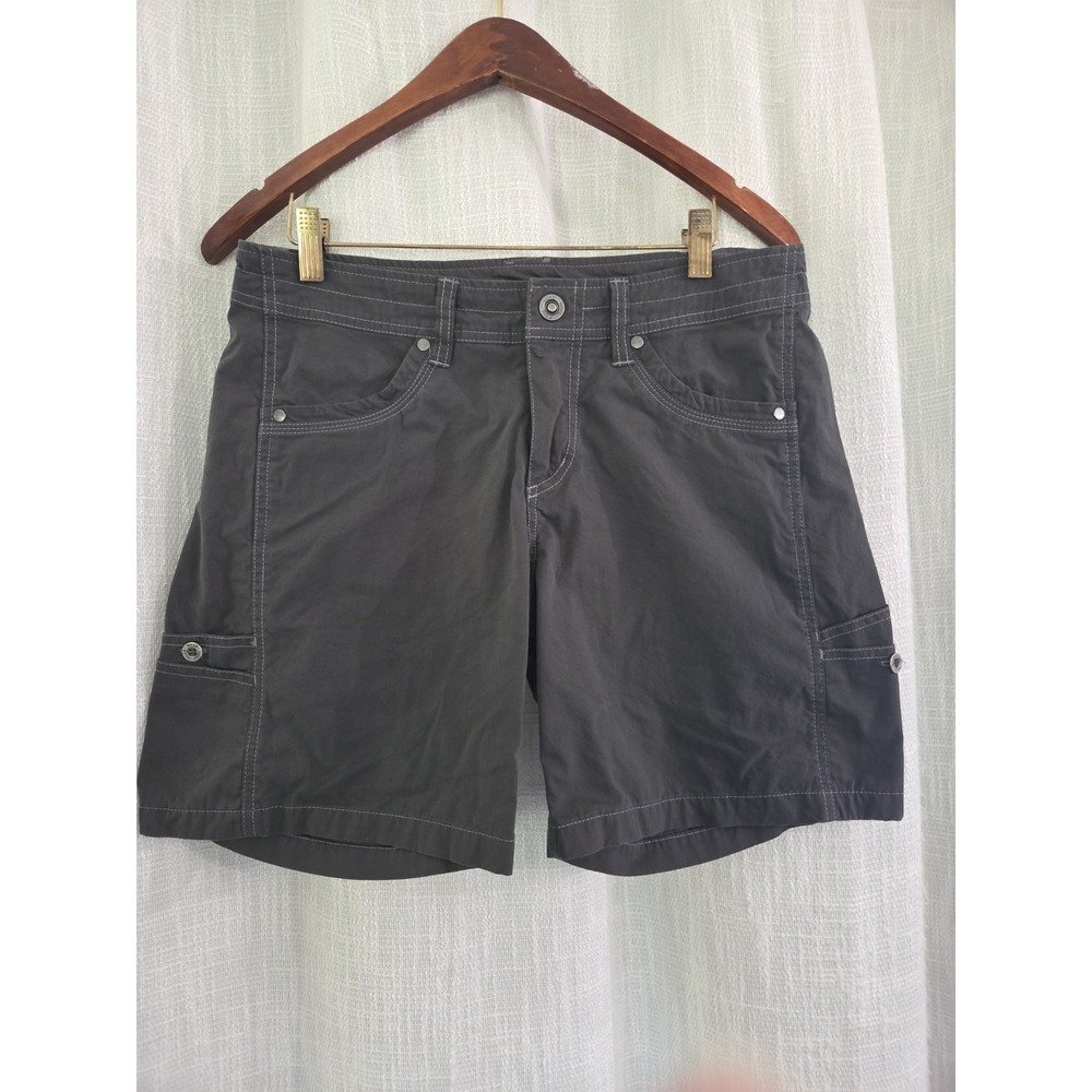 Kuhl Free Range Cargo Camping Fishing Hiking Fishing Shorts Gray  Women Size 8